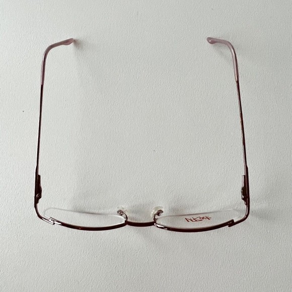 UROCK Eyeglasses Frame U721 Rose 52-18-135 Semi Rimless Display Model - Picture 3 of 12